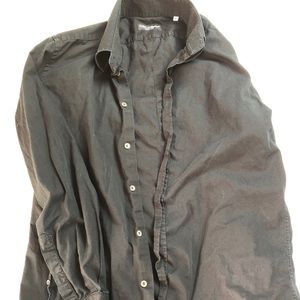 Dolce and Gabbana Black button up shirt 43/17